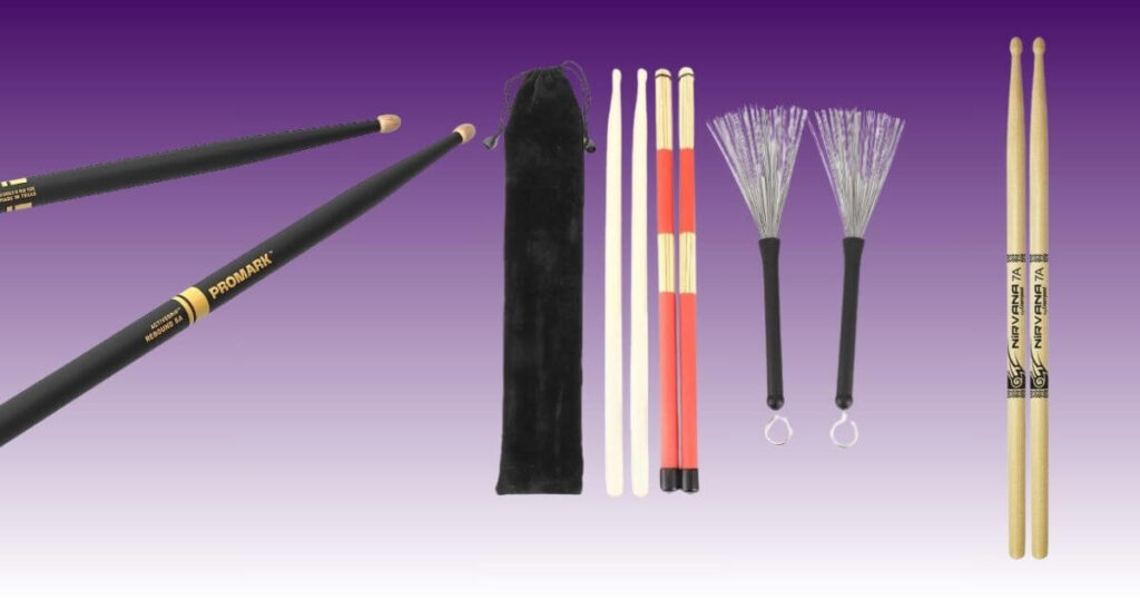 Tipos de Baquetas para Baterista Em 2025 - Geek Musical